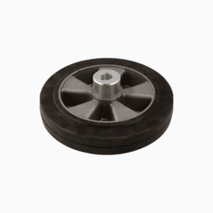 Feeding wheel for blower, solid